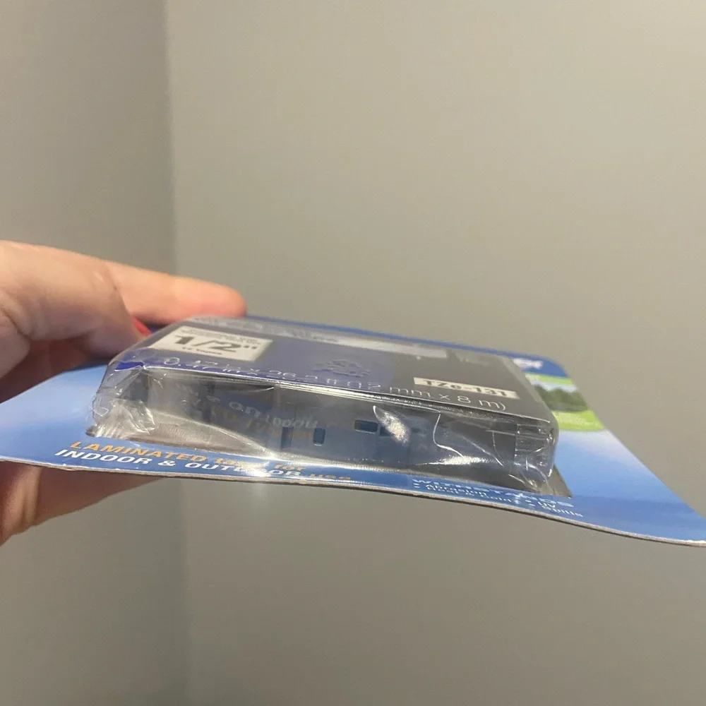 Brother TZe Black on Clear Label Tape